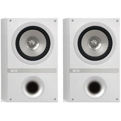KEF Q300 Bookshelf Speaker Pair - Linear White