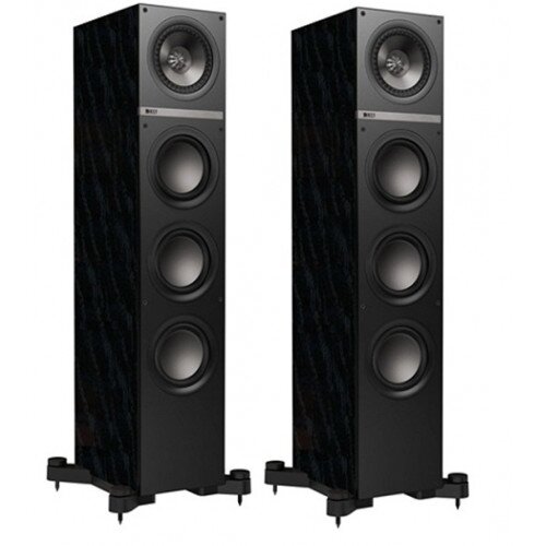 KEF Q500 Floorstanding Loudspeaker Pair - Black Oak