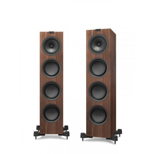 KEF Q550 Floorstanding Speaker Pair - Walnut