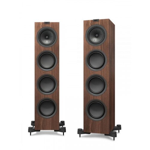 KEF Q750 Floorstanding Speaker Pair - Walnut