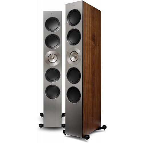 KEF REFERENCE 5 Floorstanding Speaker Pair - Satin American Walnut