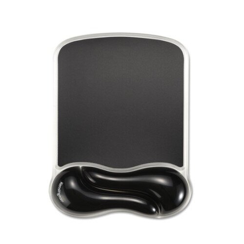 Kensington Duo Gel Mouse Pad Wrist Rest - Black/Black