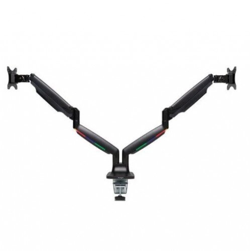 Kensington SmartFit One Touch Height Adjustable Monitor Arm - Dual - Black