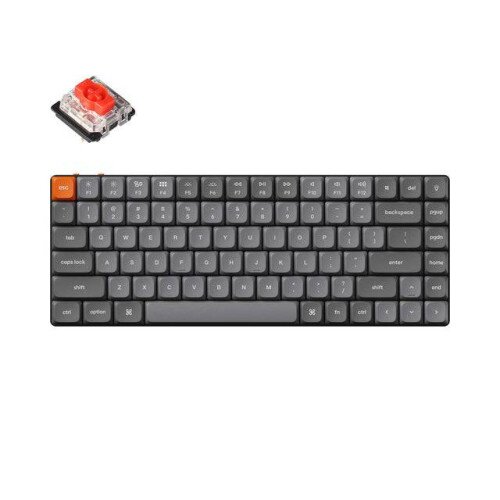 Keychron K3 Max QMK/VIA Wireless Custom Mechanical Keyboard - Red Switch - RGB Backlight