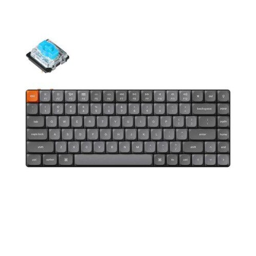 Keychron K3 Max QMK/VIA Wireless Custom Mechanical Keyboard - Blue Switch - RGB Backlight (Hot-Swappable)