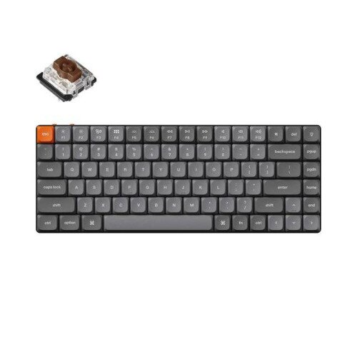 Keychron K3 Max QMK/VIA Wireless Custom Mechanical Keyboard - Brown Switch - RGB Backlight