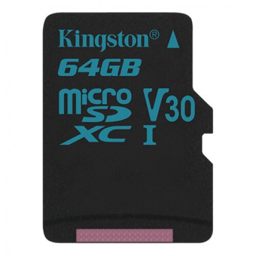 Kingston Canvas Go MicroSD Memory Card - 64GB