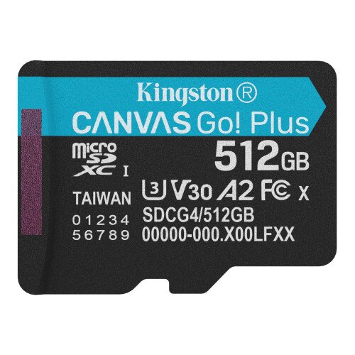 Kingston Canvas Go! Plus microSD Memory Card - 512GB