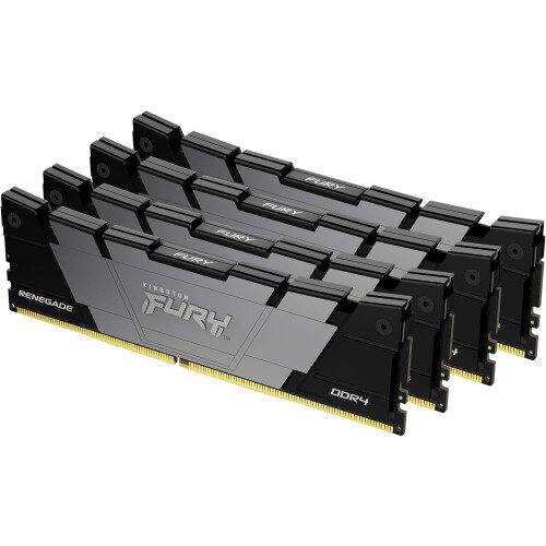 Kingston FURY Renegade DDR4 Desktop Memory - without RGB - 16GB - 3600MT/s - Kit of 4