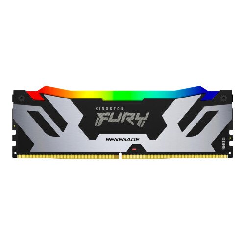 Kingston FURY Renegade DDR5 RGB Memory - 16GB - UDIMM - 7600MT/s - Single Module - 16Gbit - Black