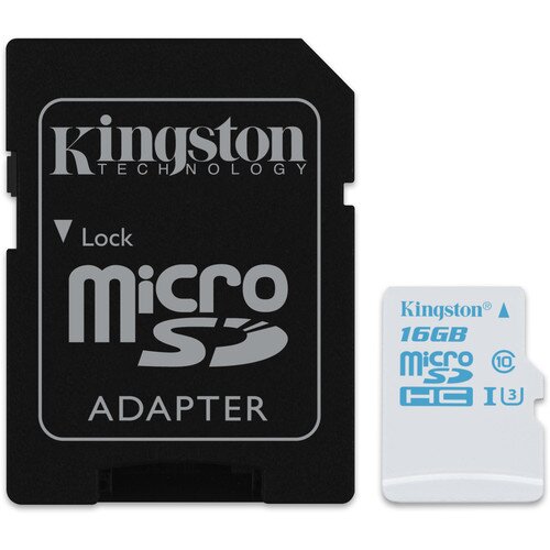 Kingston MicroSD Action Camera UHS-I U3 - 16GB