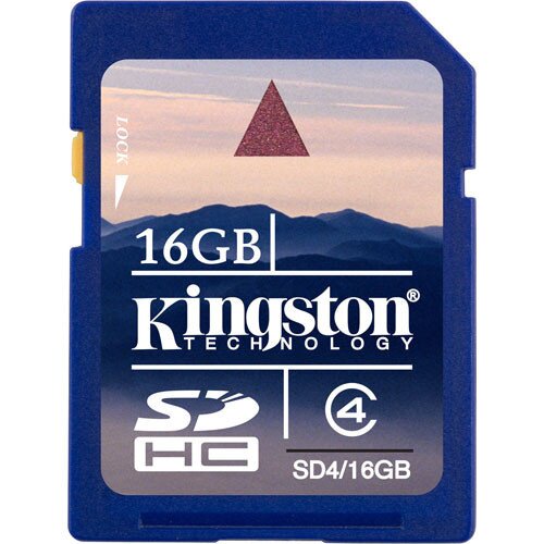 Kingston Class 4 SDHC - 16GB