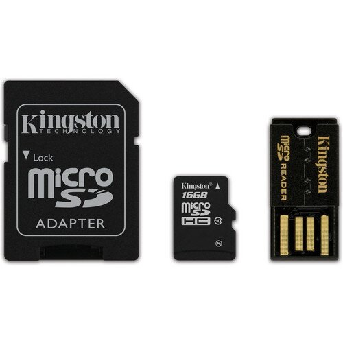 Kingston MicroSDHC Card - Class 4 with Mobility Kit - 16GB