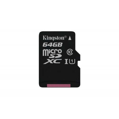 Kingston MicroSDHC/MicroSDXC Class 10 UHS-I Card - 64GB