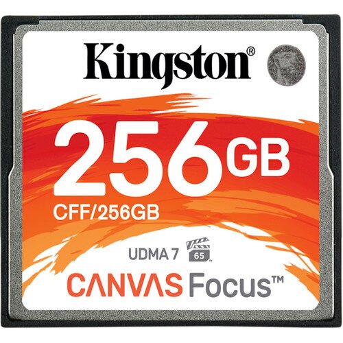 Kingston Canvas Focus CompactFlash Memory Card for DSLR Cameras - 256GB