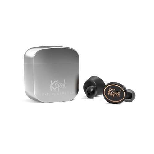 Klipsch T5 True Wireless Earphones - Black/Silver