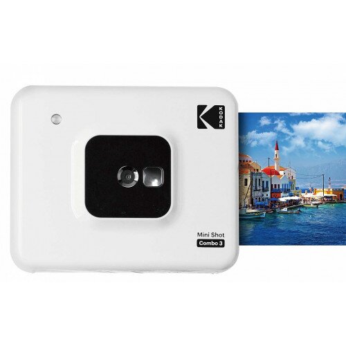 KODAK Mini Shot 3 Square Instant Camera - White