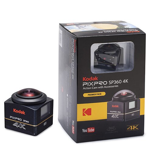 Kodak SP360 4K - Premier Pack - Includes (1) SP360 4K VR Camera