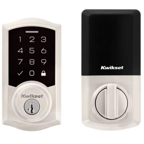 Kwikset 270 SmartCode Traditional Electronic Deadbolt - Satin Nickel