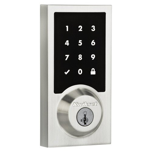 Kwikset SmartCode 915 Contemporary Electronic Deadbolt - Satin Nickel