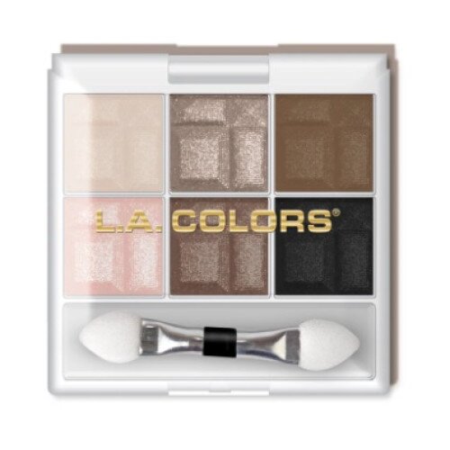 L.A. COLORS 6 Color EyeShadow - In The Nude