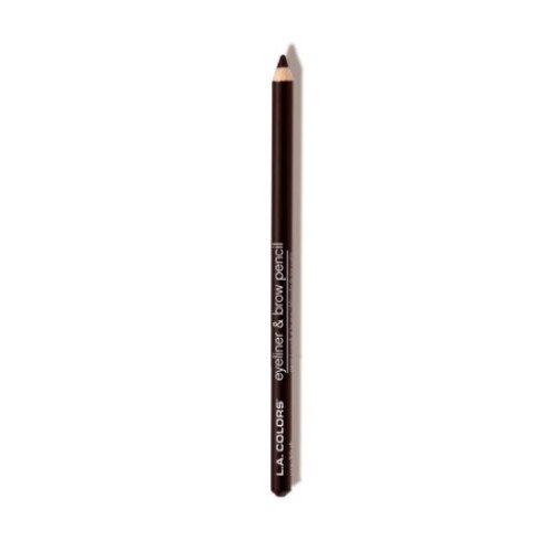 L.A. COLORS 7" Eyeliner & Brow Pencil - Black/Brown