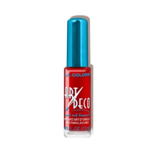 L.A. COLORS Art Deco Nail Art Polish - Red