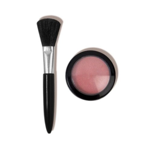L.A. COLORS Blusher & Deluxe Brush (Carded) - Natural