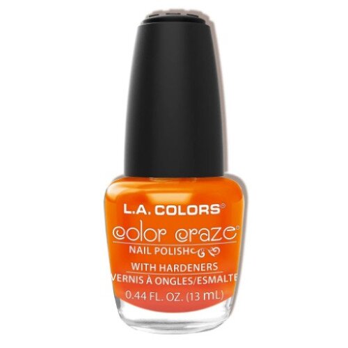 L.A. COLORS Color Craze Nail Polish (CNP500-645) - Tangerine