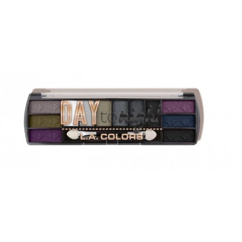 L.A. COLORS Day To Night 12 Color Eyeshadow - Night Fall