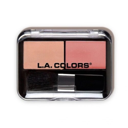 L.A. COLORS Dual Blush (Carded) Papaya/Nutmeg
