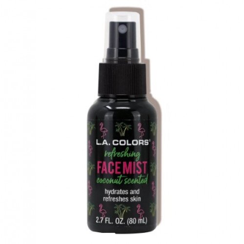 L.A. COLORS Set & Refresh Makeup Sprays - Refreshing Face Mist Coconut Scented