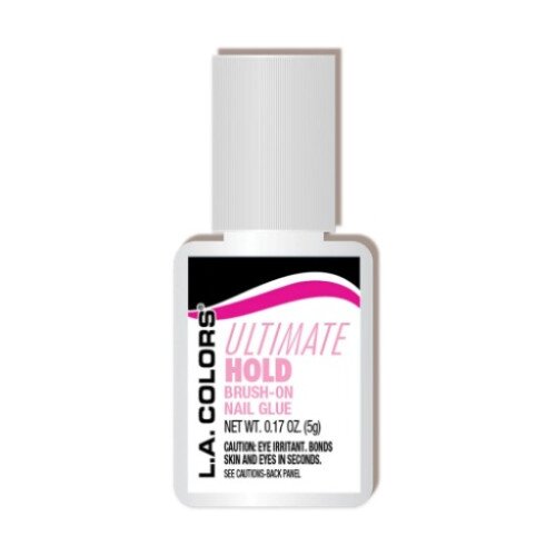 L.A. COLORS Ultimate Hold Brush on Nail Glue (Carded) - Pink
