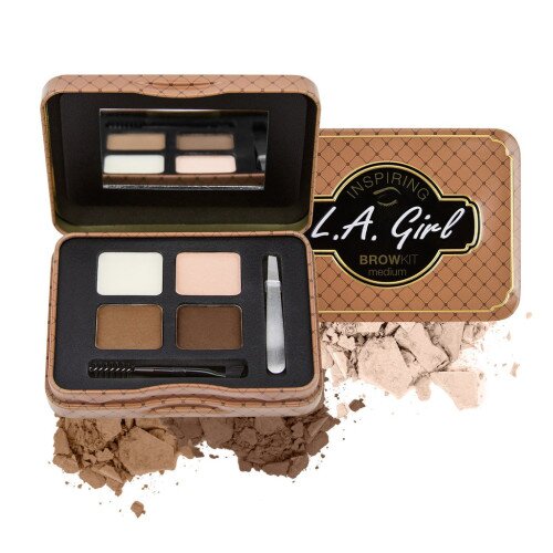 L.A. Girl Cosmetics Inspiring Brow Kit - Medium and Marvelous