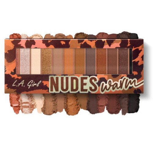 L.A. Girl Cosmetics Nudes Eyeshadow Palette - Warm