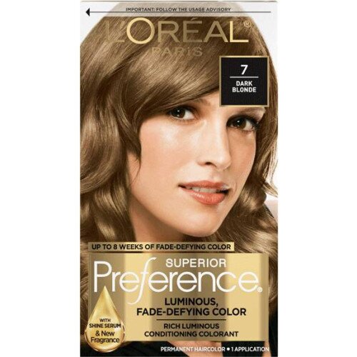 L'Oreal Paris Fade-Defying Shine Permanent Hair Color - 7 Dark Blonde
