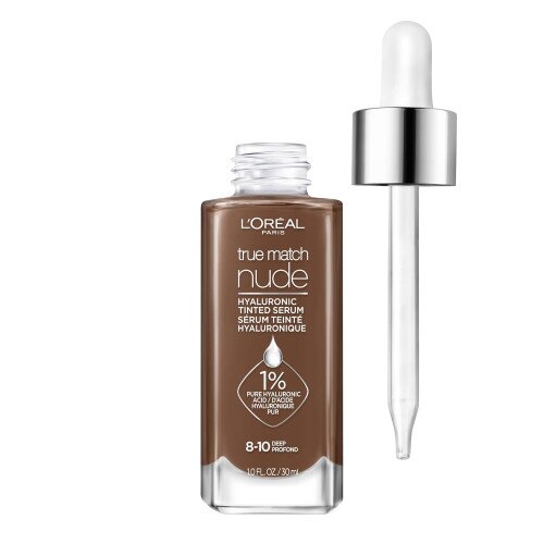 L'Oreal Paris True Match Nude Hyaluronic Tinted Serum Foundation - Deep 8-10