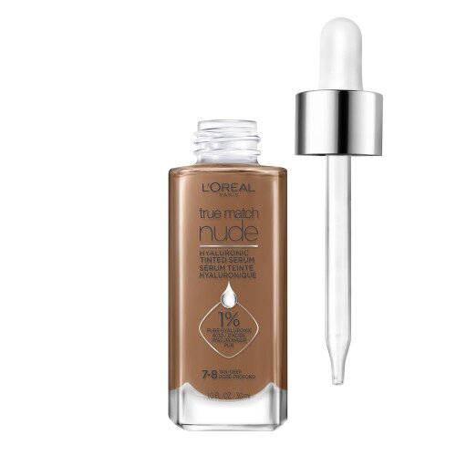 L'Oreal Paris True Match Nude Hyaluronic Tinted Serum Foundation - Tan Deep-7-8