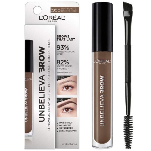 L'Oreal Paris Unbelieva-Brow Longwear Waterproof Brow Gel - Light Brunette