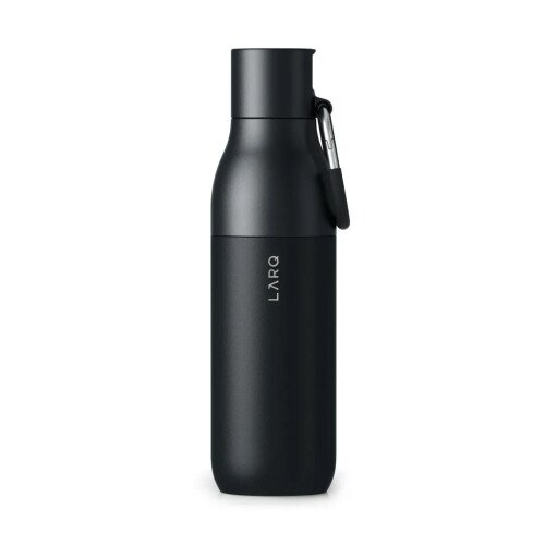 LARQ Bottle Filtered Set with PureVis Cap - 25oz - Obsidian Black