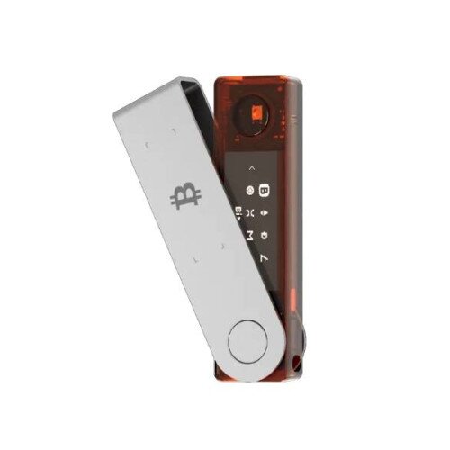 Ledger Nano X Cryptocurrency Hardware Wallet - BTC Orange
