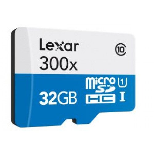 Lexar High-Performance 300x MicroSDHC/MicroSDXC UHS-I Cards - 32GB