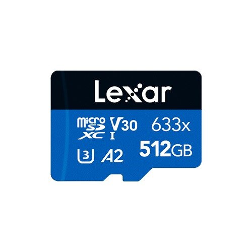 Lexar High-Performance 633x MicroSDHC/MicroSDXC UHS-I Card - 512GB