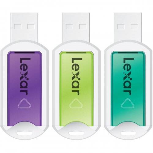 Lexar JumpDrive V20 USB Flash Drive - 16GB-3pk