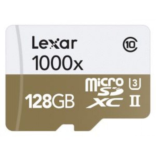 Lexar Professional 1000x MicroSDHC/MicroSDXC UHS-II Cards - 128GB