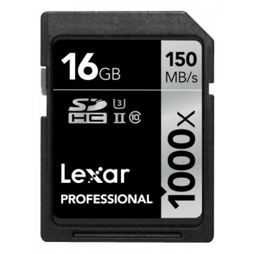 Lexar Professional 1000x SDHC/SDXC UHS-II Cards - 16GB