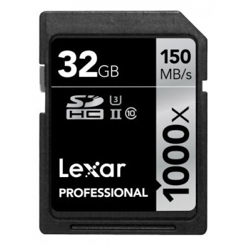 Lexar Professional 1000x SDHC/SDXC UHS-II Cards - 32GB