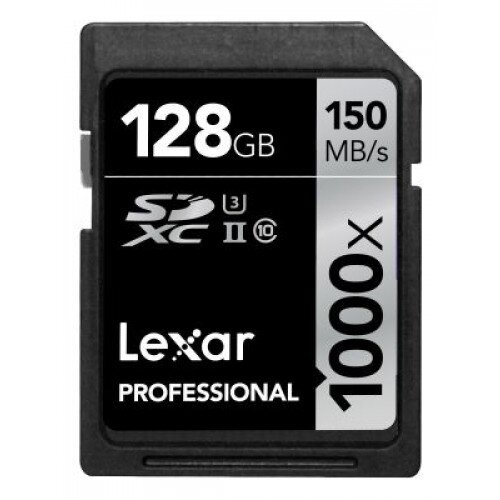 Lexar Professional 1000x SDHC/SDXC UHS-II Cards - 128GB