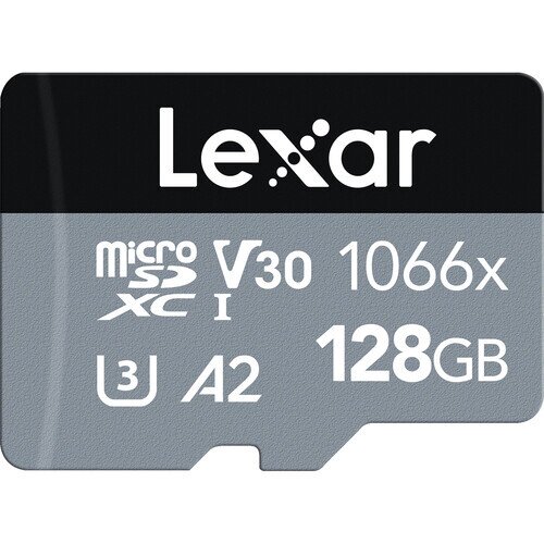 Lexar Professional 1066x MicroSDXC UHS-I Card SILVER Series - 128GB