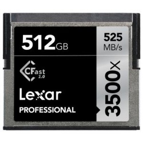 Lexar Professional 3500x CFast 2.0 Card - 512GB